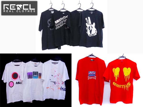 実際に弊社で買取させて頂いたバウンティーハンター/アトモス/他 プリントTシャツ 計9点SET