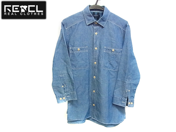 実際に弊社で買取させて頂いたBURBERRY LONDON//バーバリーロンドン 七分袖デニムシャツ M