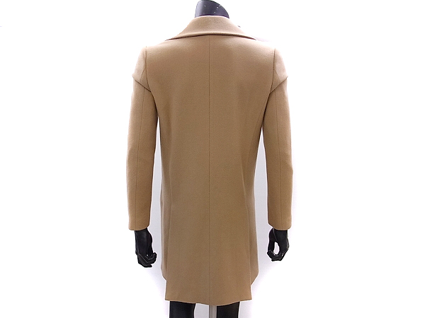 実際に弊社で買取させて頂いたato/アトウ ダブルチェスターコート ウール キャラメル/46の画像 1枚目