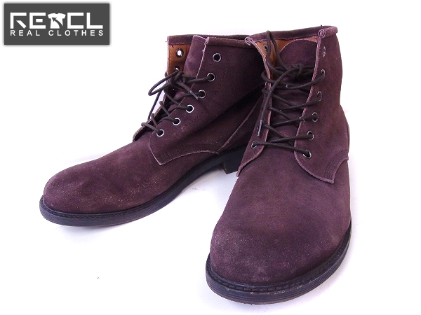 実際に弊社で買取させて頂いたHARE/ハレ スエードレザーショートブーツ ダークブラウン/M