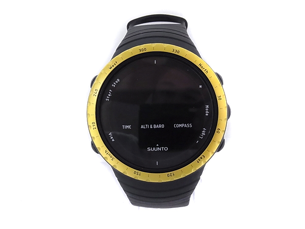 実際に弊社で買取させて頂いたSUUNTO/スント コアブラック イエロー クロノグラフ/S01331501Jの画像 1枚目