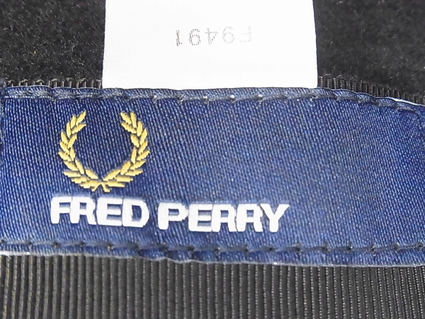 実際に弊社で買取させて頂いたFRED PERRY/フレッド・ペリー 刺繍 ウール トリルビーハットの画像 4枚目