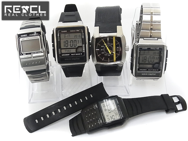 実際に弊社で買取させて頂いたCASIO/カシオ DIESEL/ディーゼル デジタル/アナログ時計 5点SETの画像 0枚目