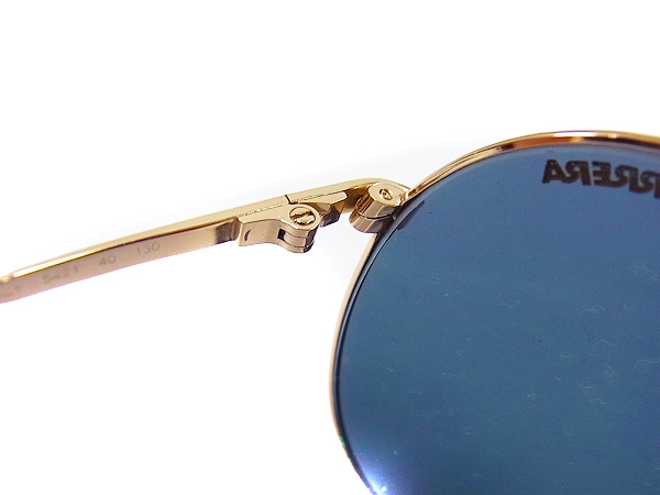 実際に弊社で買取させて頂いたCARRERA/カレラ サングラス ティアドロップ型 ゴールドフレームの画像 5枚目