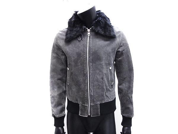 実際に弊社で買取させて頂いたJOHN LAWRENCE SULLIVAN/サリバン ラムレザージャケット/38の画像 1枚目