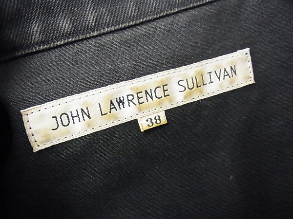 実際に弊社で買取させて頂いたジョン ローレンス サリバン デニムジャケット ブラック/38の画像 2枚目