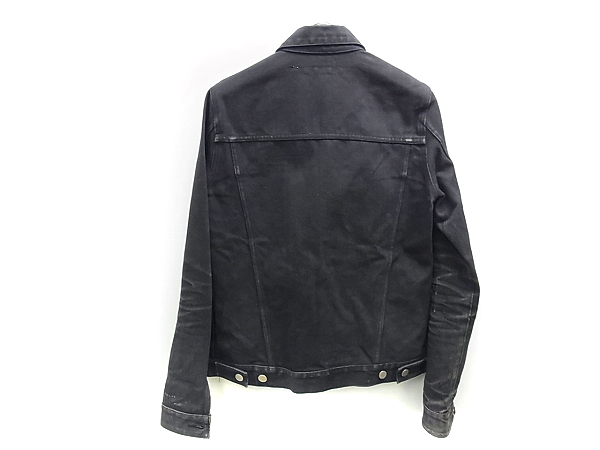 実際に弊社で買取させて頂いたジョン ローレンス サリバン デニムジャケット ブラック/38の画像 1枚目