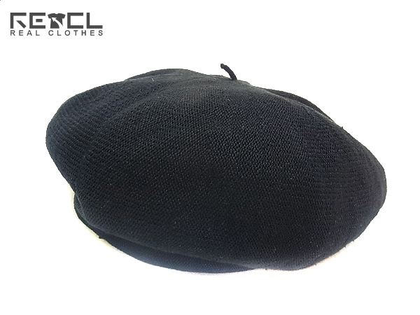 実際に弊社で買取させて頂いたCA4LA/カシラ 麻/リネン混 キャップ/帽子/ベレー帽 無地 黒