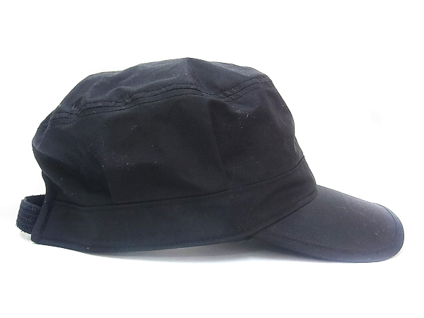 実際に弊社で買取させて頂いたCA4LA/カシラ 帽子/ワークキャップ ナイロン 無地 黒/BLKの画像 2枚目