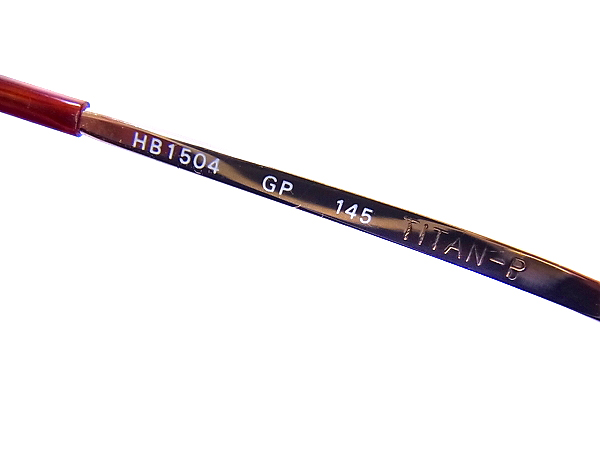 実際に弊社で買取させて頂いたHUGO BOSS/ヒューゴボス TITAN-P メガネフレーム HB1504の画像 5枚目