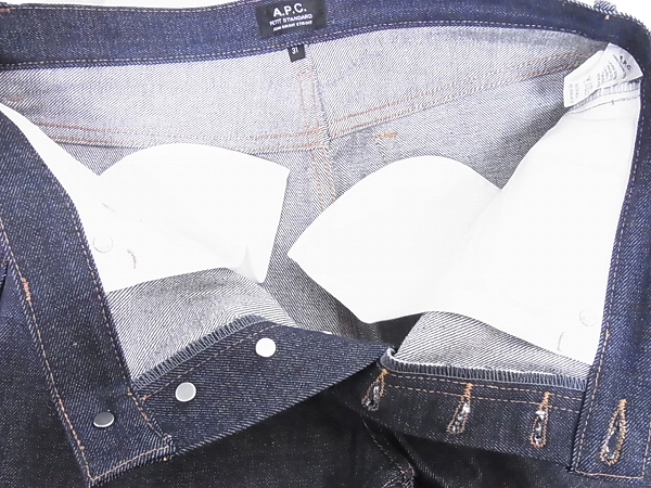 実際に弊社で買取させて頂いた[未使用]A.P.C. PETIT STANDARD/アー・ペー・セー デニム 31の画像 7枚目