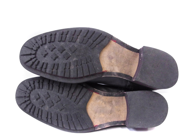 実際に弊社で買取させて頂いたアルフレッドバニスター サイドジップブーツ ブラック/43の画像 4枚目