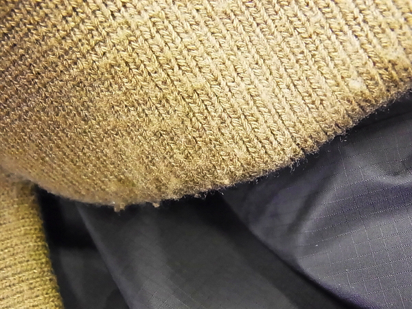 実際に弊社で買取させて頂いたBack Channel/バックチャンネル ウール厚手パーカー 茶/XLの画像 5枚目