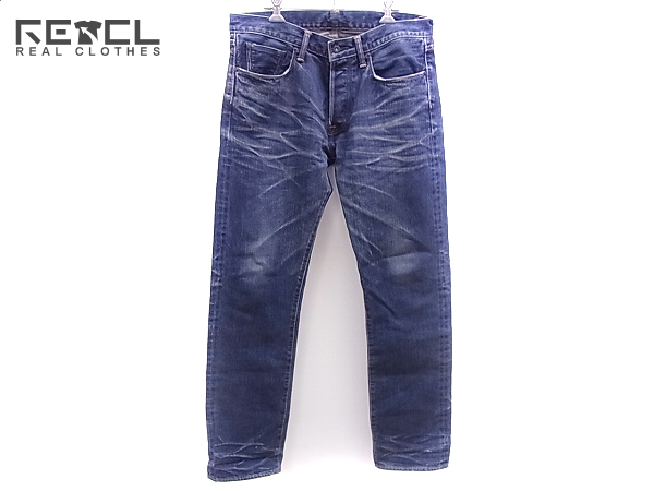 実際に弊社で買取させて頂いたKURO×EDIFICE コラボ USED加工/ストレートデニムパンツ 31