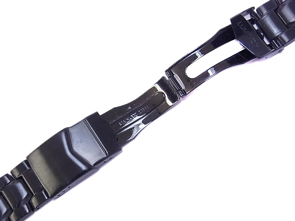 実際に弊社で買取させて頂いたLUMINOX/ルミノックス メタル交換ベルト NIGHT HAWK用 ブラックの画像 2枚目