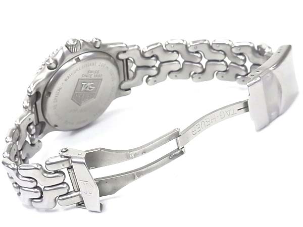 実際に弊社で買取させて頂いたTAG HEUER S39.306 クロノグラフ 黒文字盤/ダイバーズウォッチの画像 5枚目