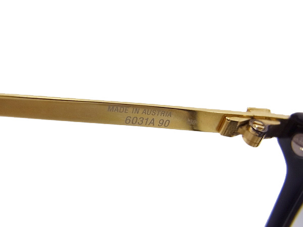 実際に弊社で買取させて頂いたDUNHILL/ダンヒル ヴィンテージサングラス ブラック/6031Aの画像 3枚目