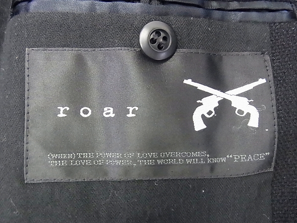 実際に弊社で買取させて頂いたroar/ロアー 二丁拳銃/スワロ ロングジャケット ブラック/2の画像 3枚目