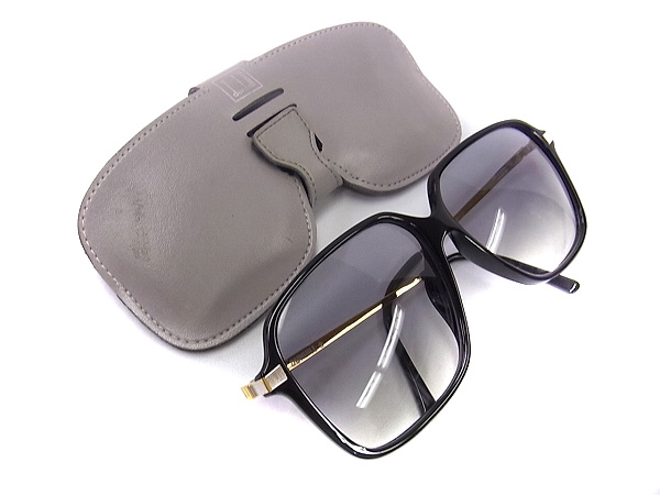 実際に弊社で買取させて頂いたDUNHILL/ダンヒル ヴィンテージサングラス ブラック/6031Aの画像 6枚目