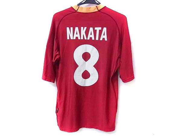 実際に弊社で買取させて頂いたKAPPA/カッパ ローマ 00-01 ユニフォーム #8 中田英寿/Oの画像 1枚目