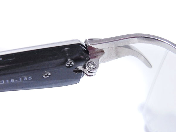 実際に弊社で買取させて頂いたSAMURAI SHO/サムライ翔 ブローメガネフレーム シルバー/SS-T21の画像 4枚目