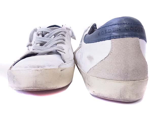 実際に弊社で買取させて頂いたGOLDEN GOOSE/ゴールデングース SUPER STAR 加工スニーカー/42の画像 1枚目