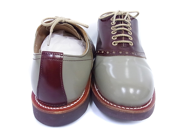 REGAL×GladHand ケンコバ着用 サドルシューズ 606S-GH 灰茶/25の REGAL×GladHand ケンコバ着用 サドルシューズ 606S-GH 灰茶/25の