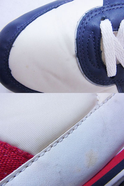 実際に弊社で買取させて頂いたLACOSTE/ラコステ ZEPHER PADDED SPM スニーカー 白紺赤/10.5の画像 7枚目