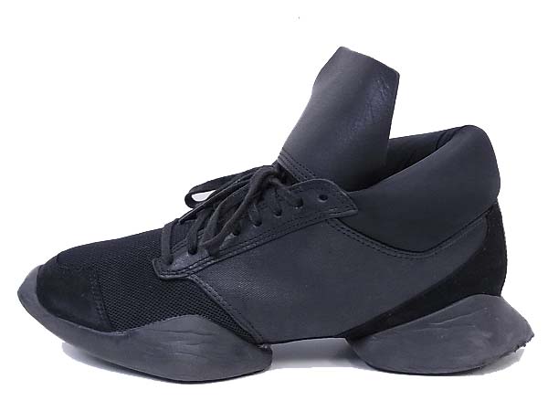 実際に弊社で買取させて頂いたadidas/アディダス×Rick Owens【6万↑】RUNNER 黒/M17300/26.5の画像 2枚目