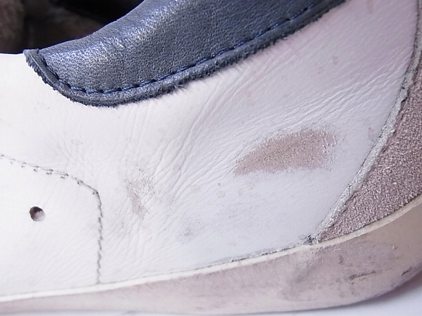 実際に弊社で買取させて頂いたGOLDEN GOOSE/ゴールデングース SUPER STAR 加工スニーカー/42の画像 4枚目