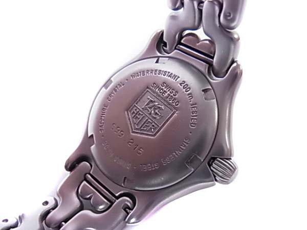 実際に弊社で買取させて頂いたTag Heuer/タグホイヤー 腕時計/クォーツ メタルバンド S99.215の画像 5枚目