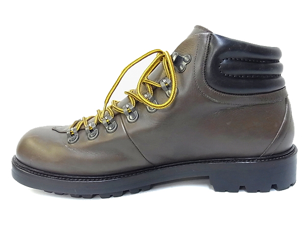 実際に弊社で買取させて頂いたdunhill/ダンヒル レザー マウンテンブーツ 茶 L1K550Z/43の画像 3枚目