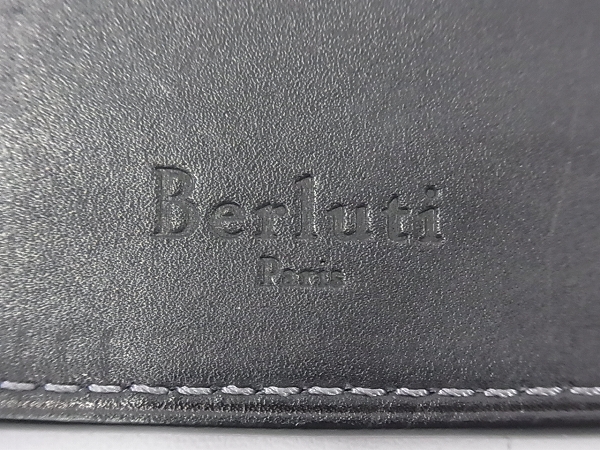 実際に弊社で買取させて頂いたBerluti/ベルルッティ カリグラフィ柄 札入れ長財布/ウォレットの画像 3枚目