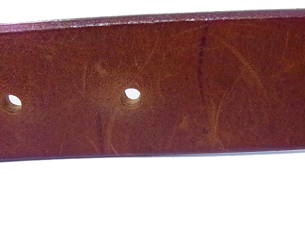 実際に弊社で買取させて頂いたETRO/エトロ レザー メタルバッグル プレーンベルト 2点セットの画像 6枚目