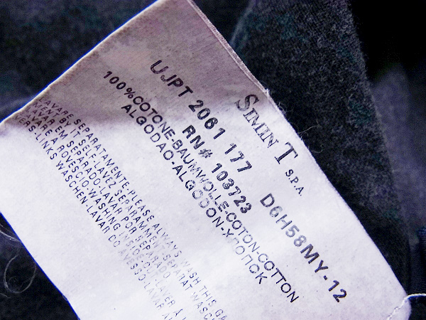 実際に弊社で買取させて頂いたARMANI JEANS/アルマーニ ジーンズ USED加工半袖Tシャツ/Mの画像 7枚目