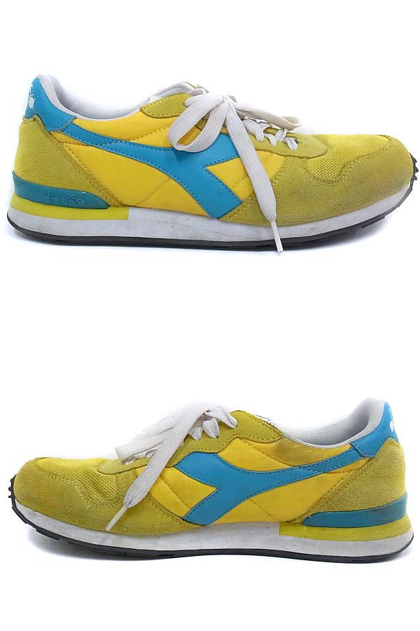 実際に弊社で買取させて頂いたDIADORA/ディアドラ カマロ スニーカー 黄 159886-C5743/26.0の画像 3枚目