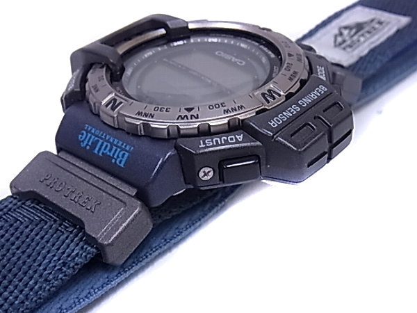 カシオ PRO TREK/プロトレック BirdLife 腕時計ネイビー/PRT-40の買取 