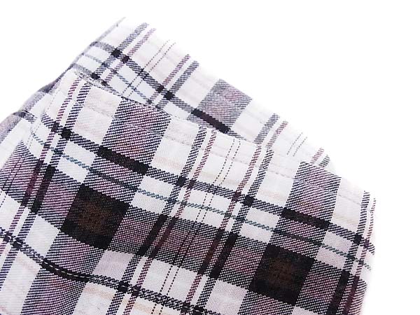 実際に弊社で買取させて頂いたA.P.C.RUEMADAMEPARIS/アーペーセー 長袖チェック柄シャツ 茶/2の画像 4枚目