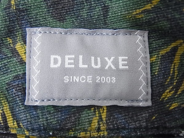 実際に弊社で買取させて頂いたDELUXE/デラックス ハーフパンツ サファリ柄 グリーン系 XLの画像 7枚目
