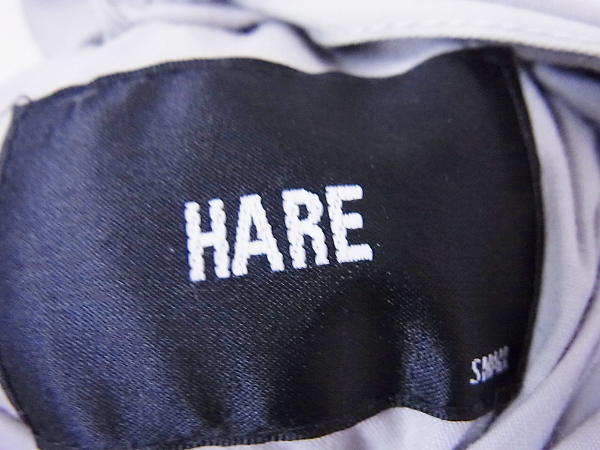 実際に弊社で買取させて頂いた[未使用]HARE/ハレ リバーシブルノーカラーMA-1ジャケット/Sの画像 3枚目