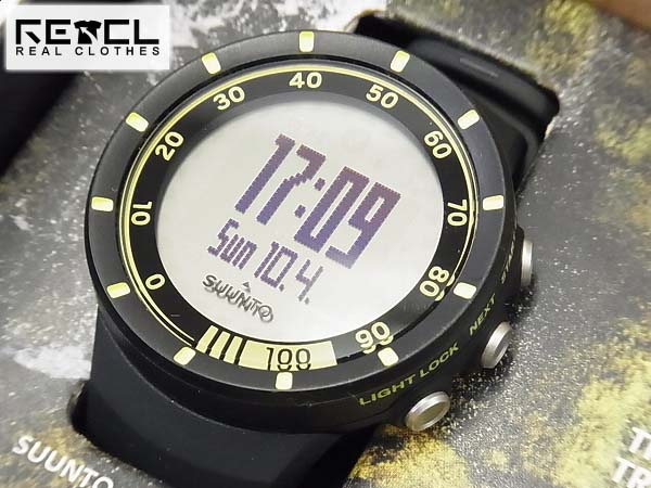 実際に弊社で買取させて頂いたSUUNTO/スント クエスト デジタル腕時計 イエロー/ss019158000