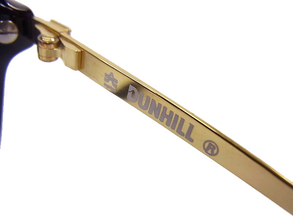 実際に弊社で買取させて頂いたDUNHILL/ダンヒル ヴィンテージサングラス ブラック/6031Aの画像 2枚目
