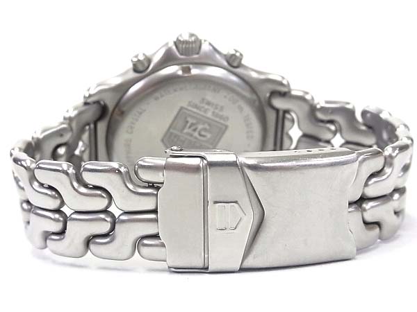 実際に弊社で買取させて頂いたTAG HEUER S39.306 クロノグラフ 黒文字盤/ダイバーズウォッチの画像 3枚目