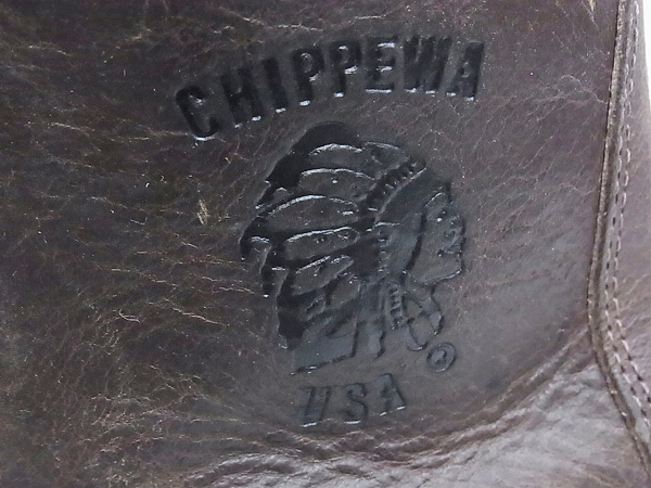 実際に弊社で買取させて頂いたCHIPPEWA/チペワ 10インチ プレーントゥ ブーツ/99405/9.5D の画像 7枚目