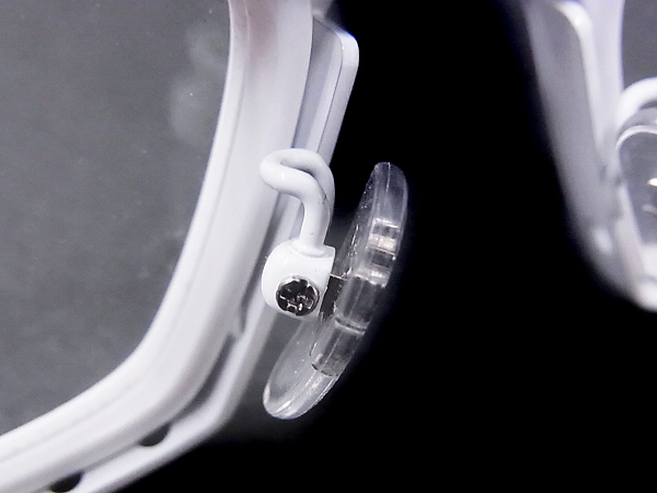 実際に弊社で買取させて頂いたLess Than Human/レスザンヒューマン 眼鏡フレーム man-59 白の画像 3枚目