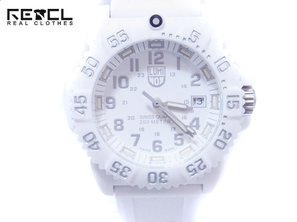 実際に弊社で買取させて頂いたluminox/ルミノックス ネイビーシールズ ホワイト/7050