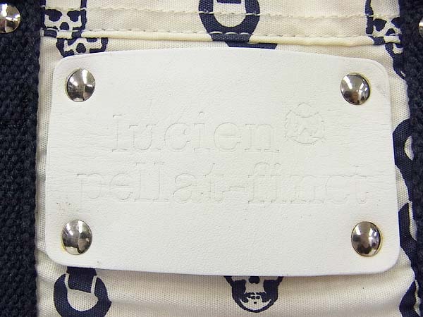 実際に弊社で買取させて頂いたlucien pellat-finet/ルシアンペラフィネ トートバッグ 総柄の画像 2枚目