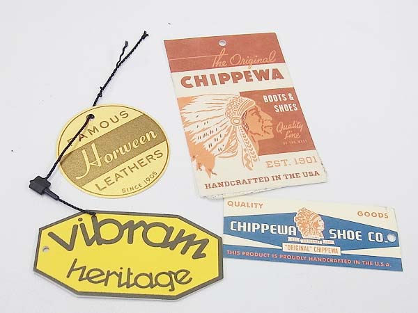 実際に弊社で買取させて頂いたCHIPPEWA/チペワ エンジニア ブーツ 40'S 復刻 黒 4363/26.0の画像 8枚目