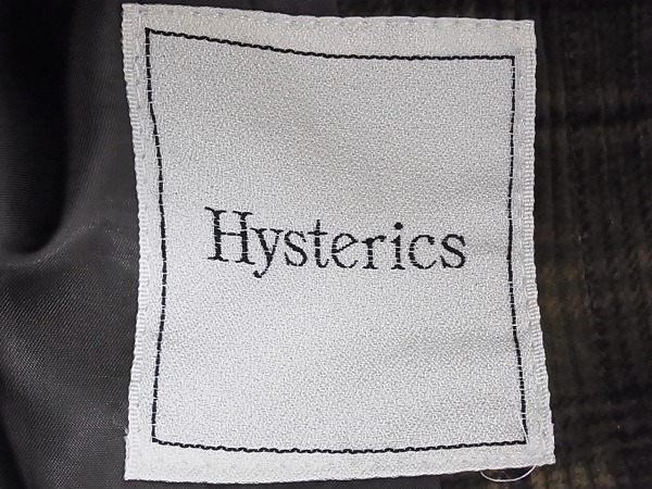 実際に弊社で買取させて頂いたHYSTERICS/ヒステリックス/ヒス チェック柄 コーデュロイコートの画像 4枚目