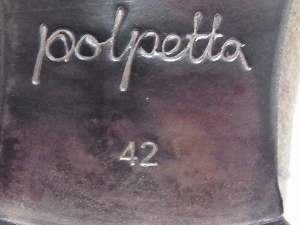 実際に弊社で買取させて頂いたpolpetta × Brilla per il gusto 別注 サイドゴアブーツ/42の画像 7枚目